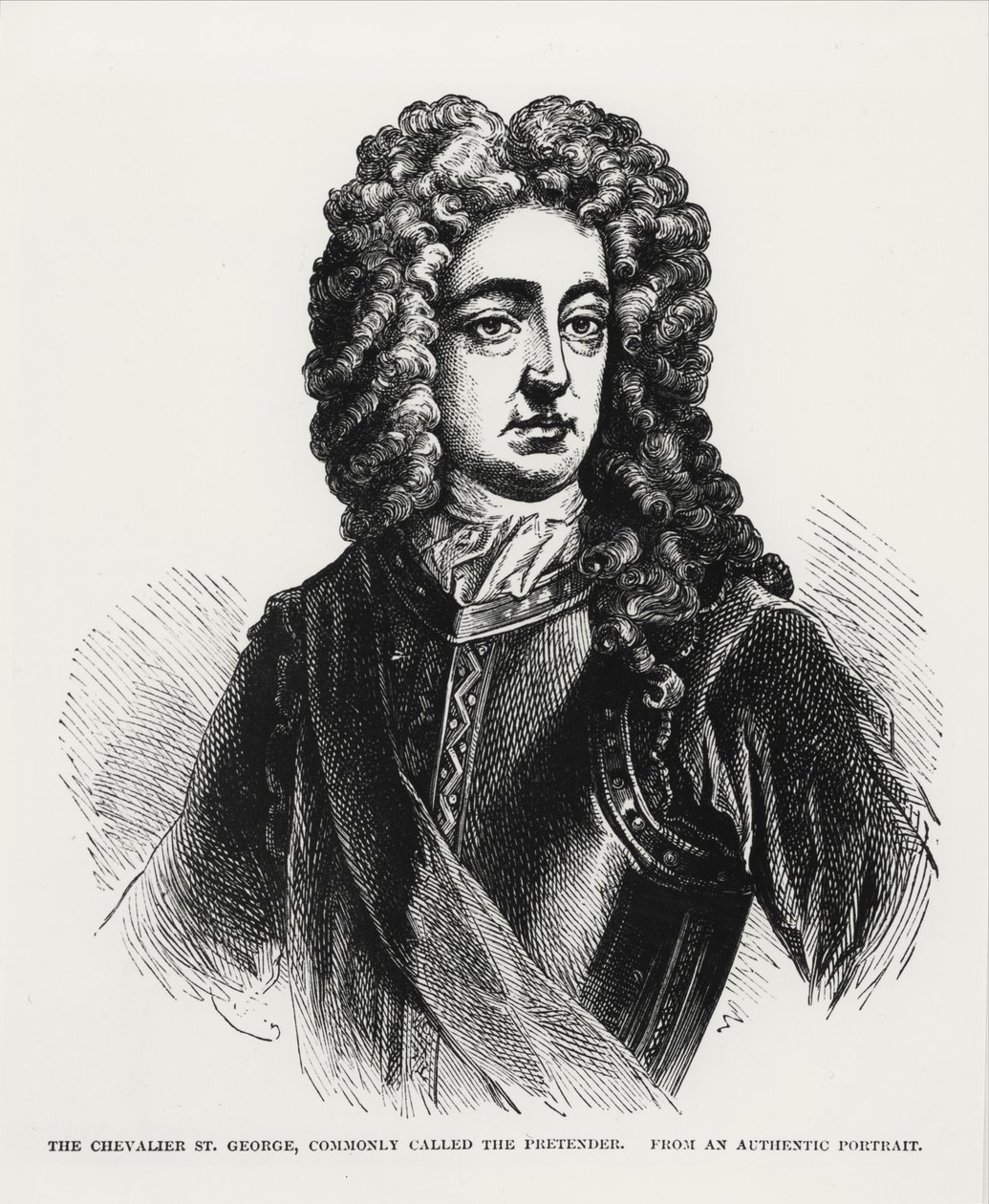 El Caballero San Jorge, Comúnmente Llamado El Pretendiente (1688-1766) de English School
