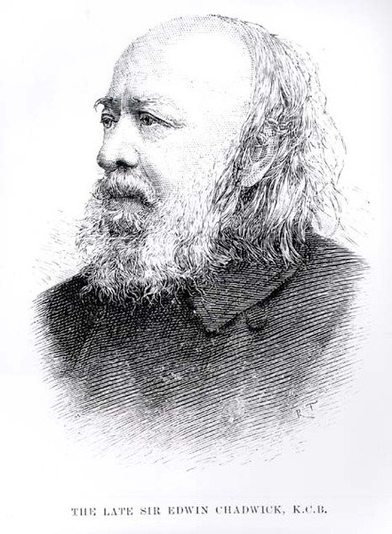 El difunto Sir Edwin Chadwick (1800-90) de English School
