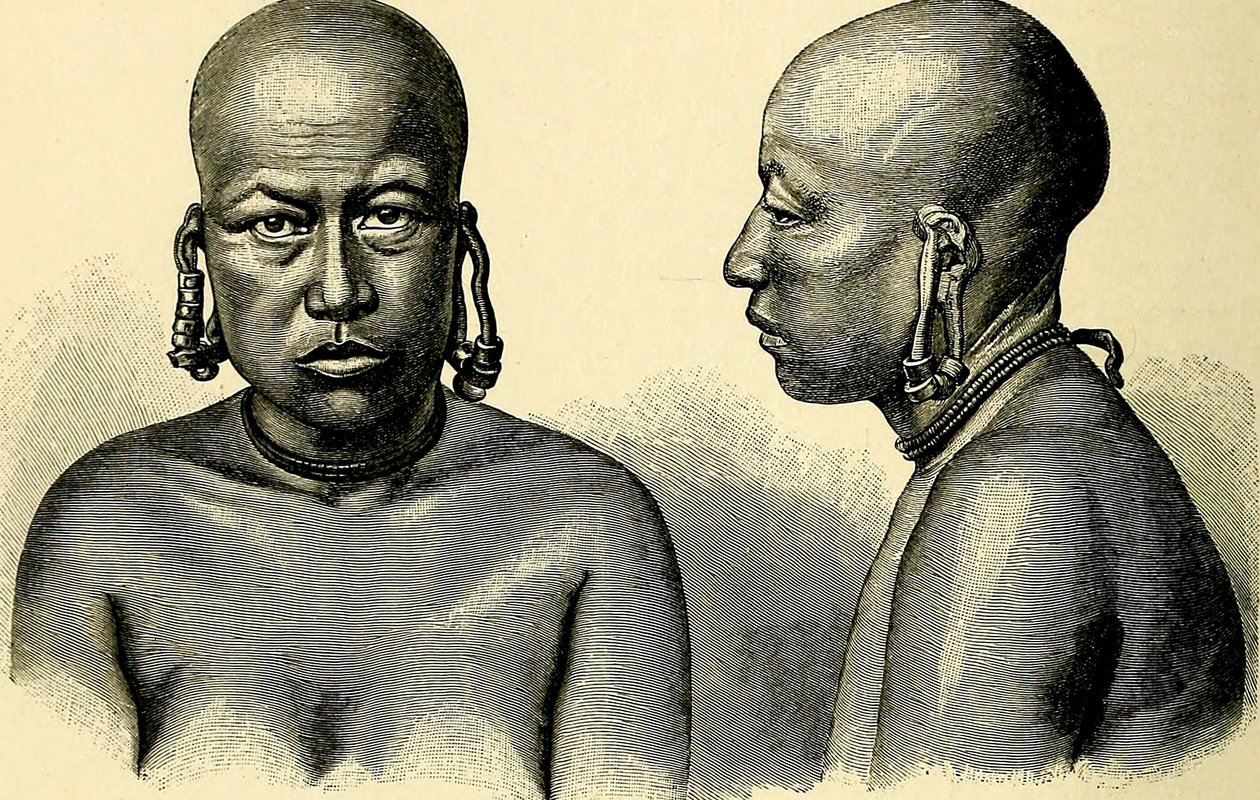 Mujer de las Islas Anchorites, 1896 de English School