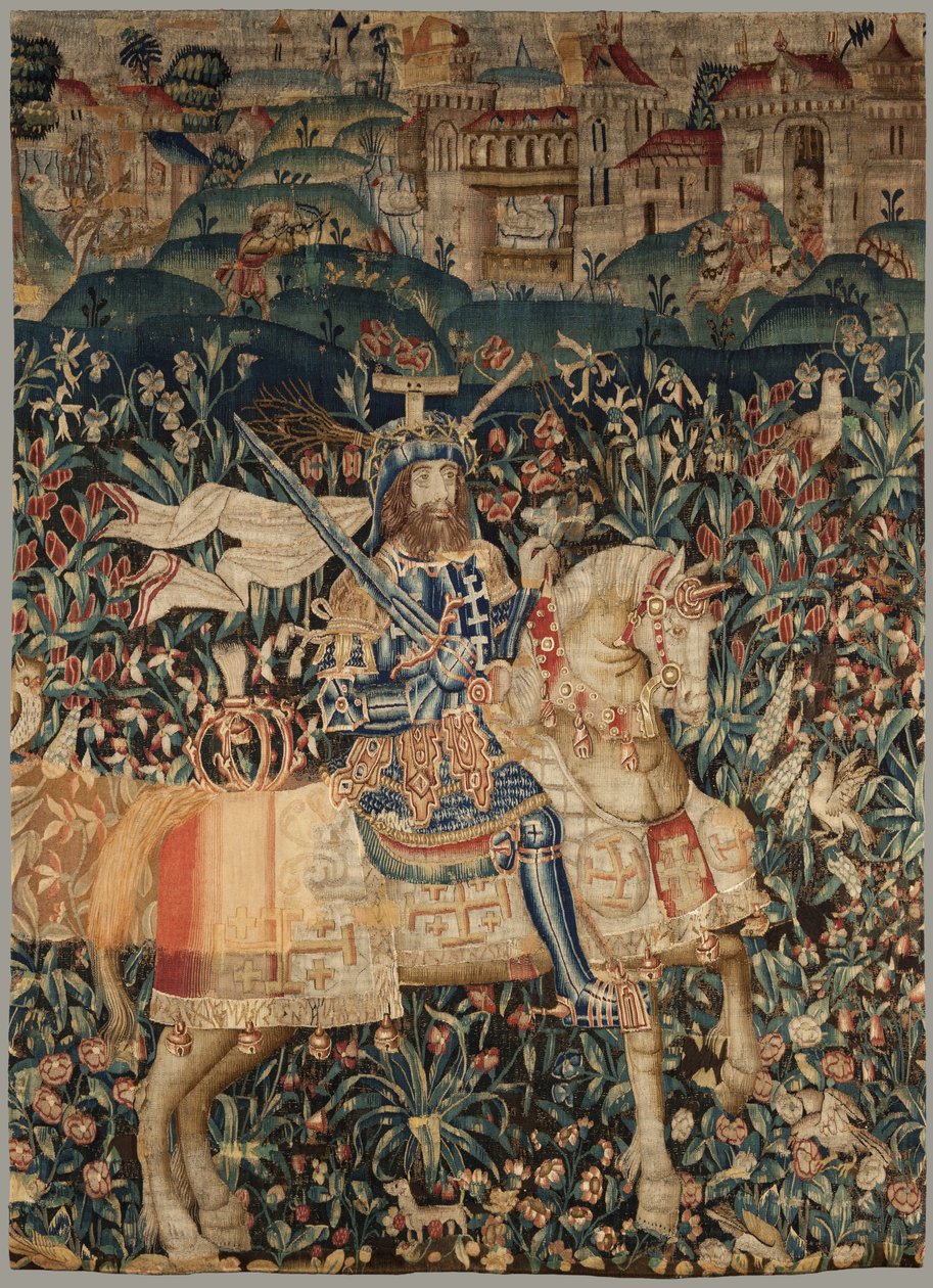 Tapiz que representa a Godofredo de Bouillon, c.1500 de Flemish School