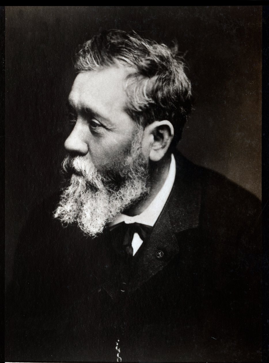 Retrato de Antoine Vollon (1833-1900), pintor francés de French Photographer