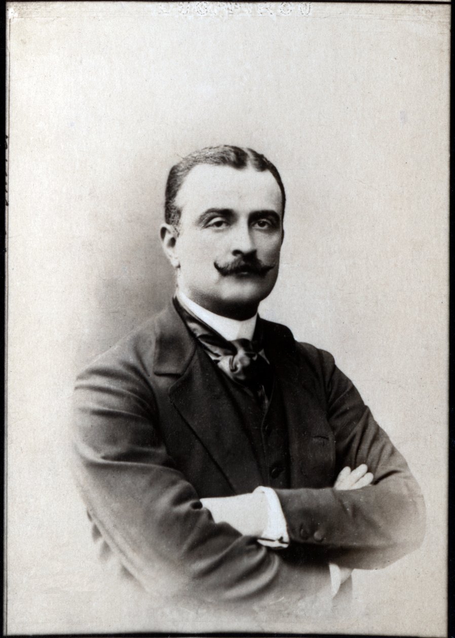 Retrato de Antoine-Amédée-Marie-Vincent Manca-Amat de Vallombrosa, marqués de Morès (1858-1896) de French Photographer