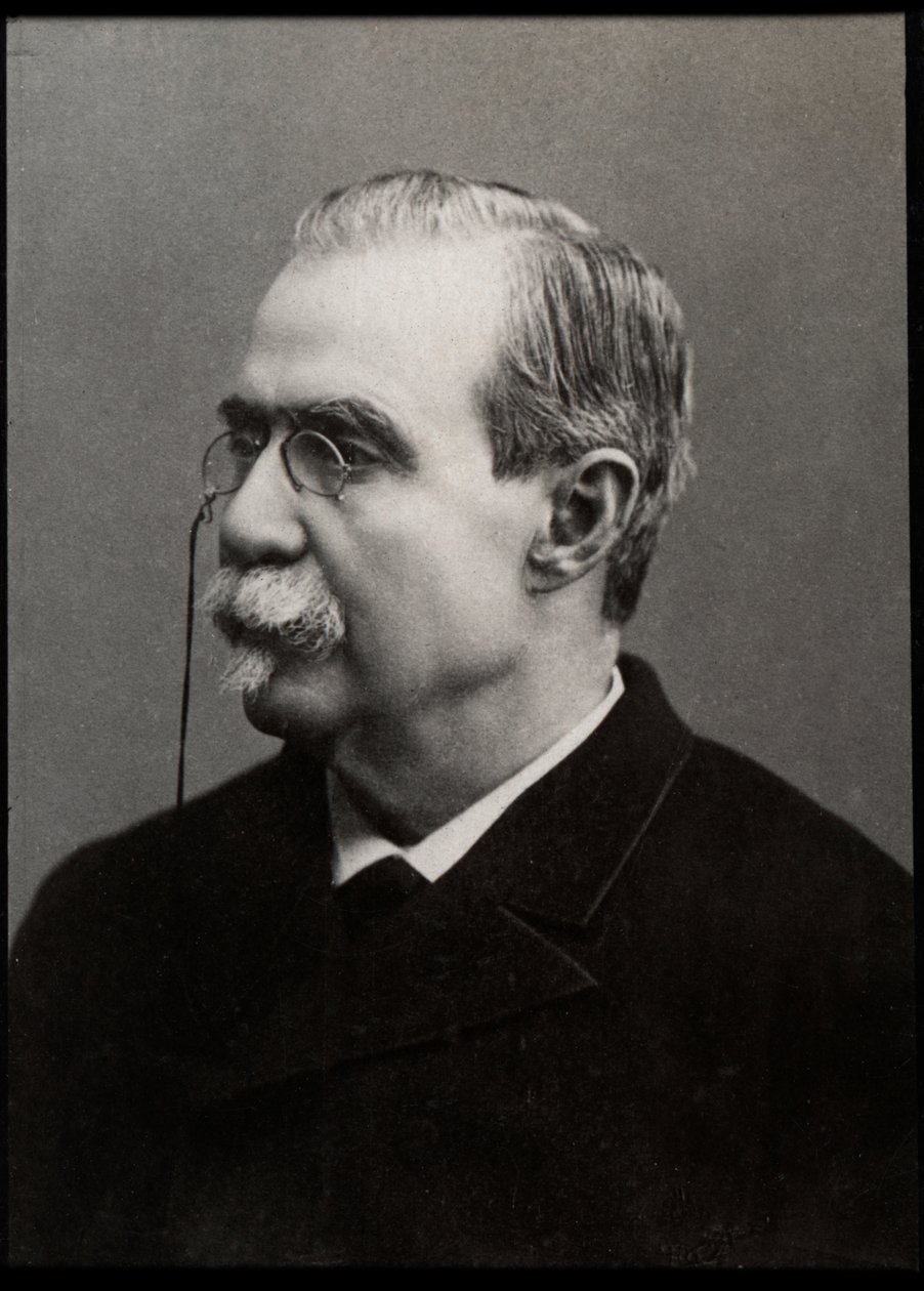 Retrato de Antonio Cánovas del Castillo (1828-1897), político e historiador español de French Photographer
