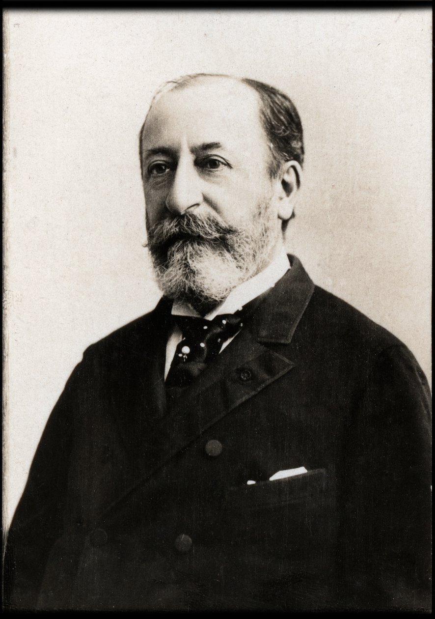 Retrato de Camille Saint Saens (1835-1921), compositor, organista, director de orquesta y pianista francés de French Photographer