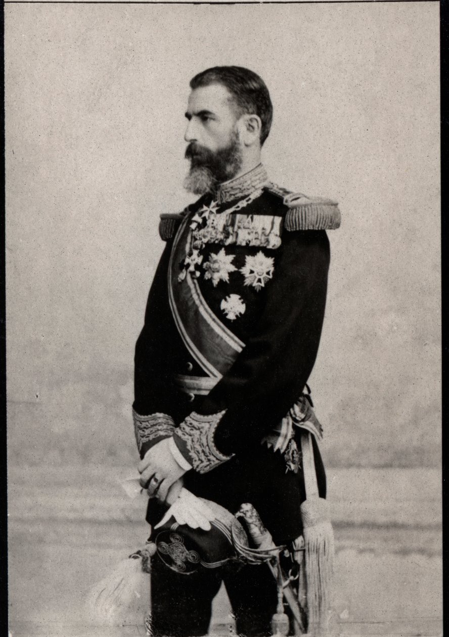 Retrato de Carol I de Rumania (1839-1914), Rey de Rumania de French Photographer