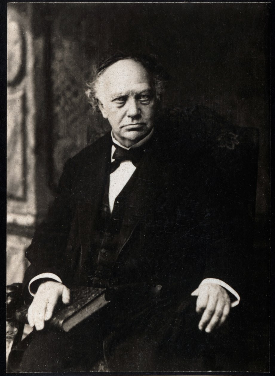 Retrato de Charles Hermite (1822-1901), matemático francés de French Photographer