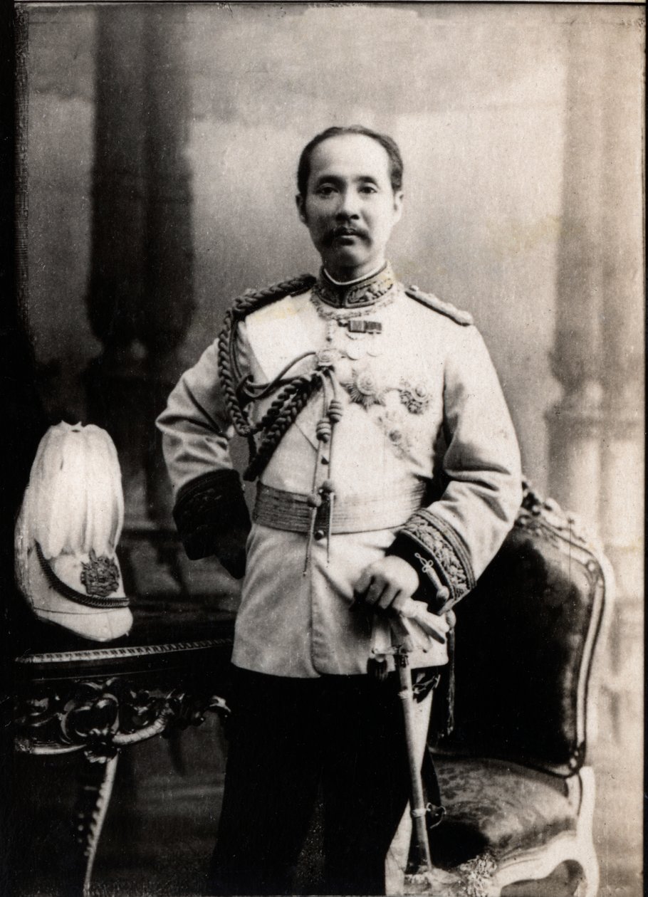 Retrato de Chulalongkorn (Rama V) (1853-1910), Rey de Siam (Tailandia) de French Photographer