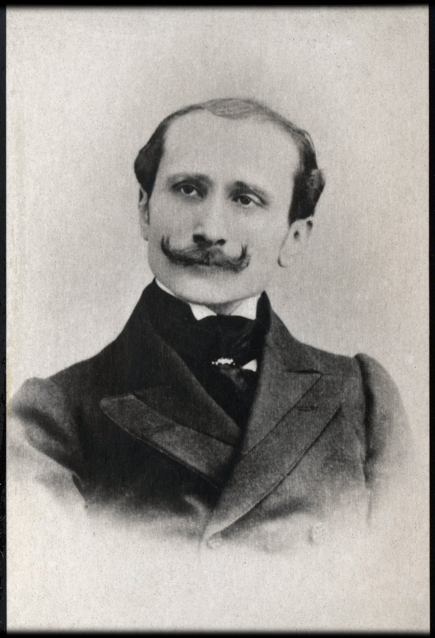 Retrato de Edmond Rostand (1868-1918), poeta y dramaturgo francés de French Photographer