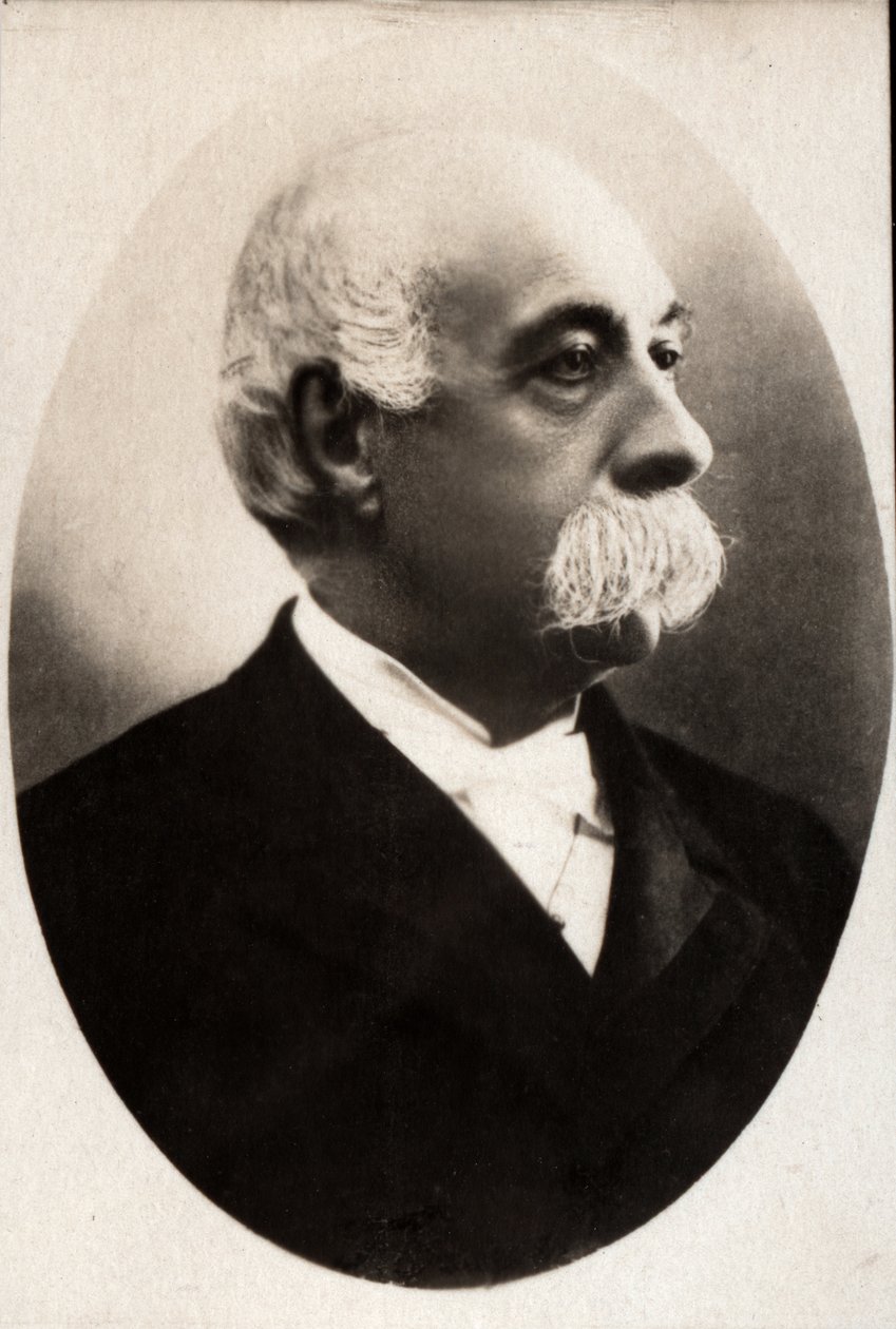 Retrato de Francesco Crispi (1819-1901), político italiano de French Photographer