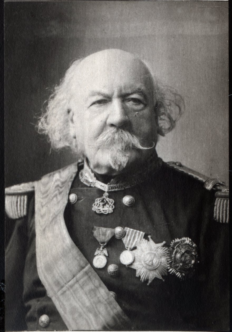 Retrato de Francois Marcellin Certain de Canrobert (1809-1895), mariscal de Francia de French Photographer