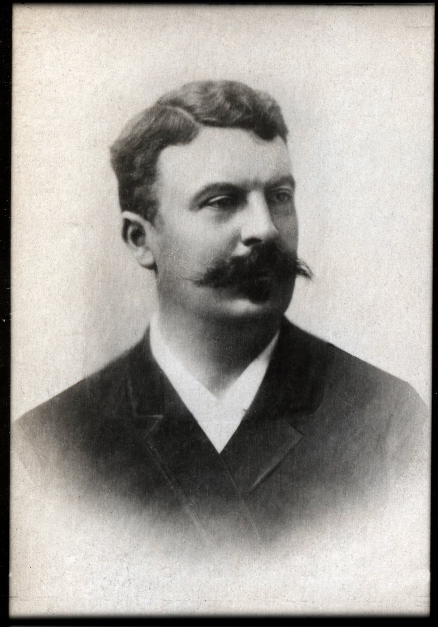 Retrato de Guy de Maupassant de French Photographer