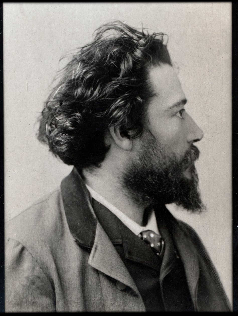 Retrato de Jean François Victor Aicard (1848-1921), poeta, dramaturgo y novelista francés de French Photographer
