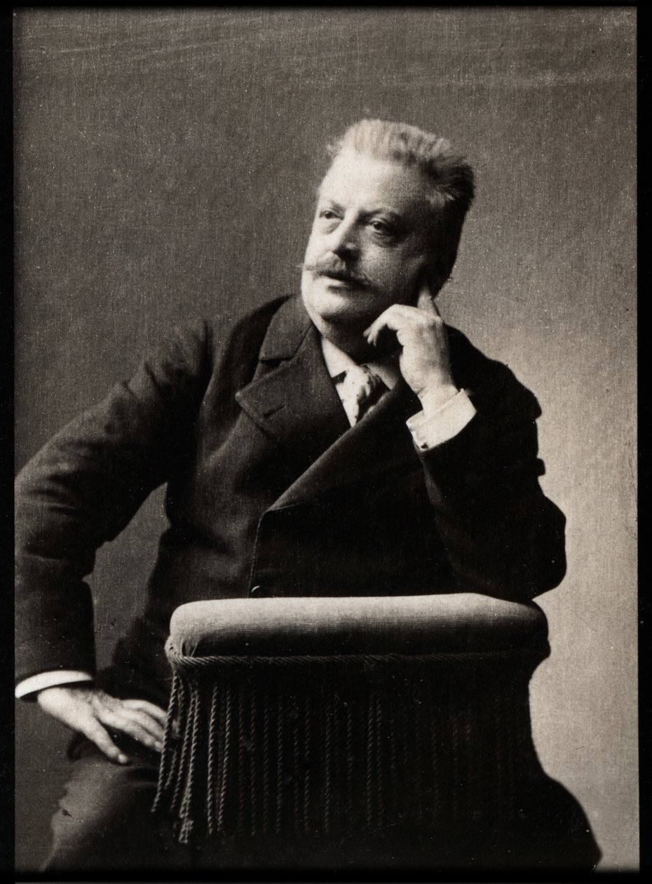 Retrato de Jules Danbe (1840-1905), director de orquesta francés de French Photographer