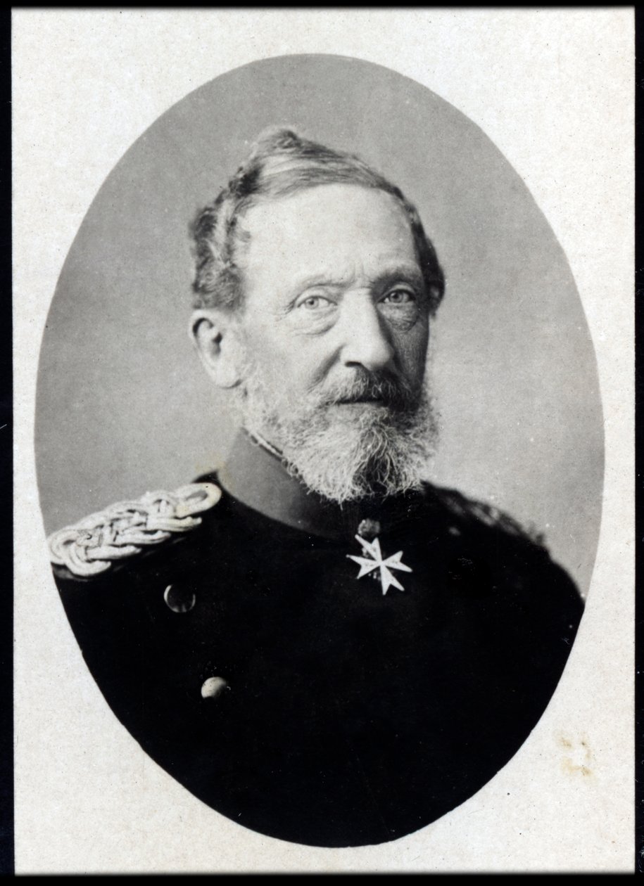 Retrato de Leonhard (Leonard) Graf von Blumenthal (1810-1900), Mariscal de Campo prusiano de French Photographer