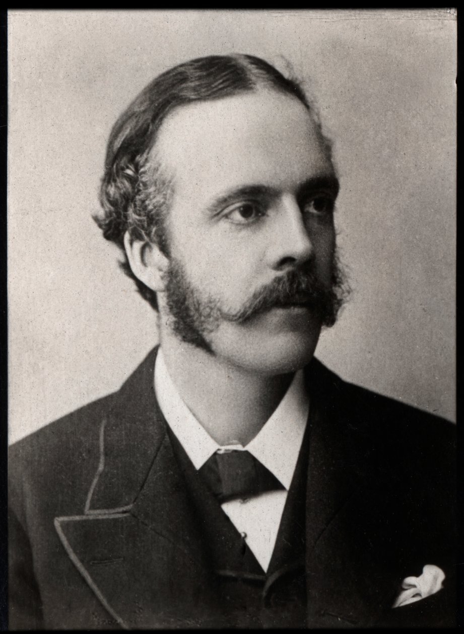 Retrato de Lord Arthur James Balfour (1848-1930), político y estadista británico de French Photographer