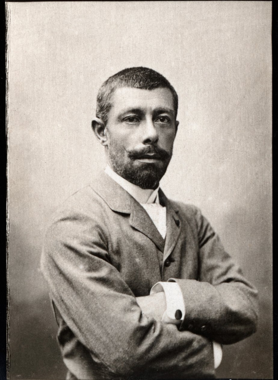 Retrato de Louis Alexandre Antoine Mizon (1853-1899), explorador y administrador colonial francés de French Photographer