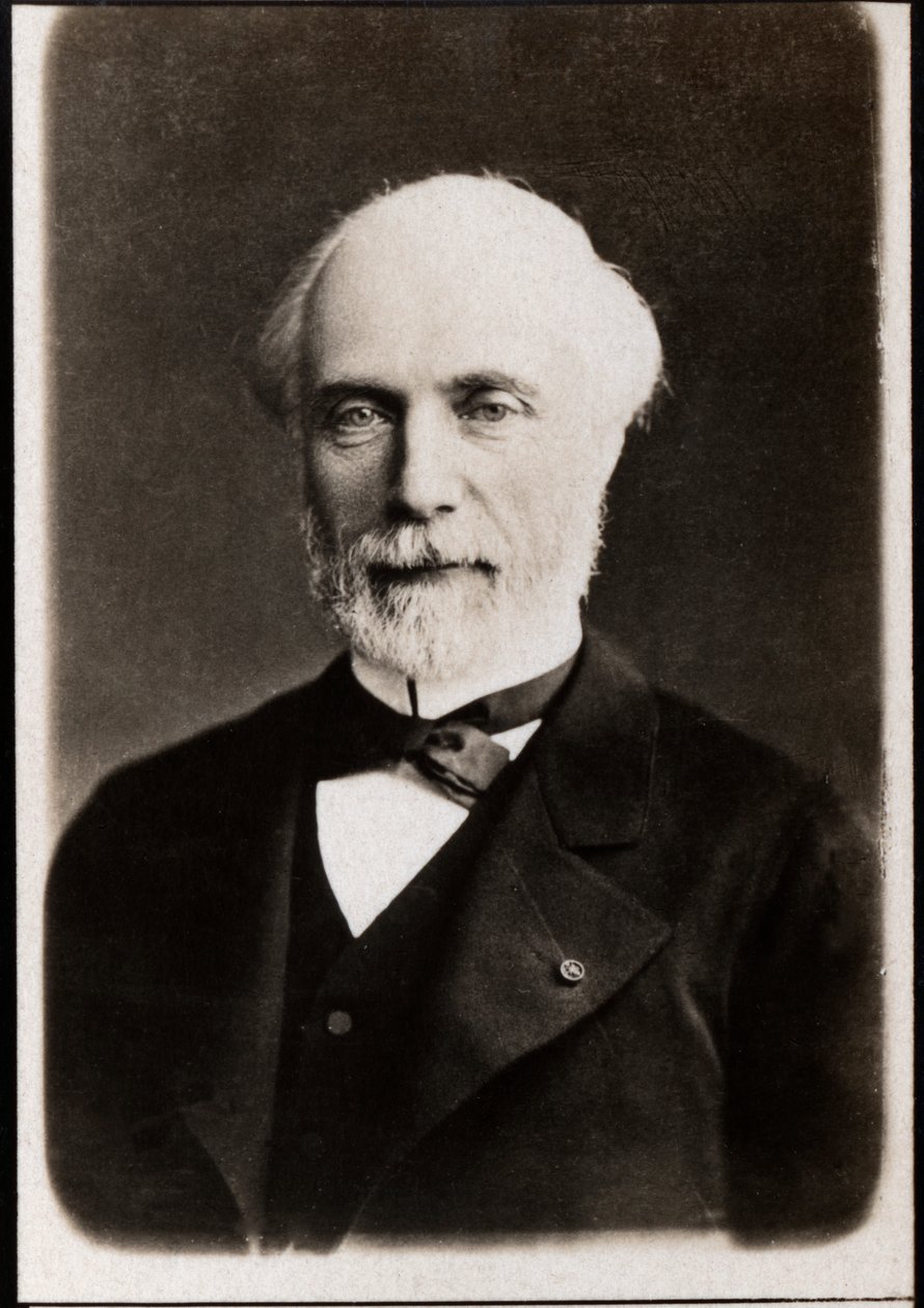 Retrato de Louis Charles de Saulces de Freycinet (1828-1923), estadista francés de French Photographer