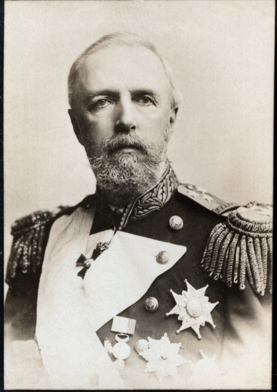 Retrato de Oscar II de Suecia (1829-1907), Rey de Suecia y Noruega de French Photographer