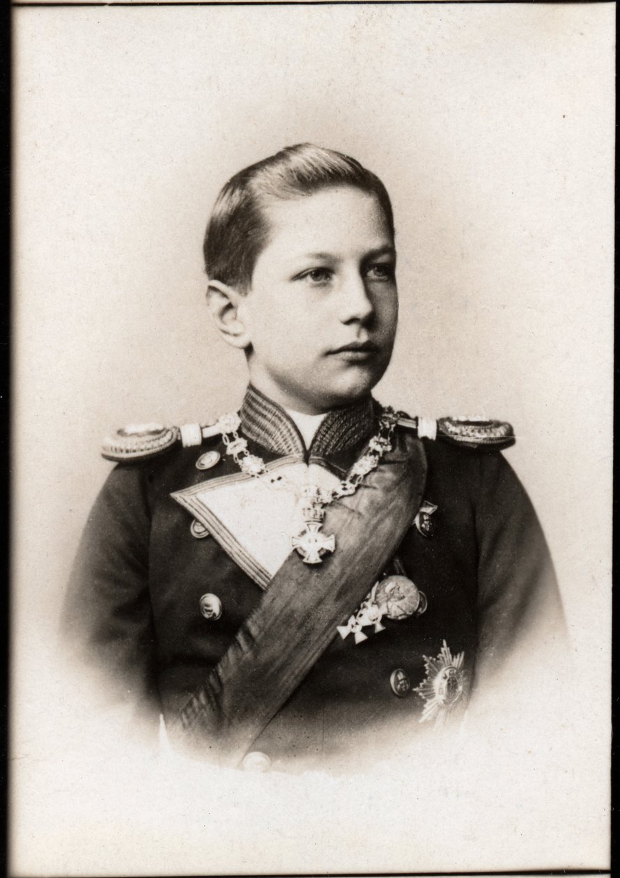 Retrato del Príncipe Adalberto de Prusia (1884-1948) de French Photographer