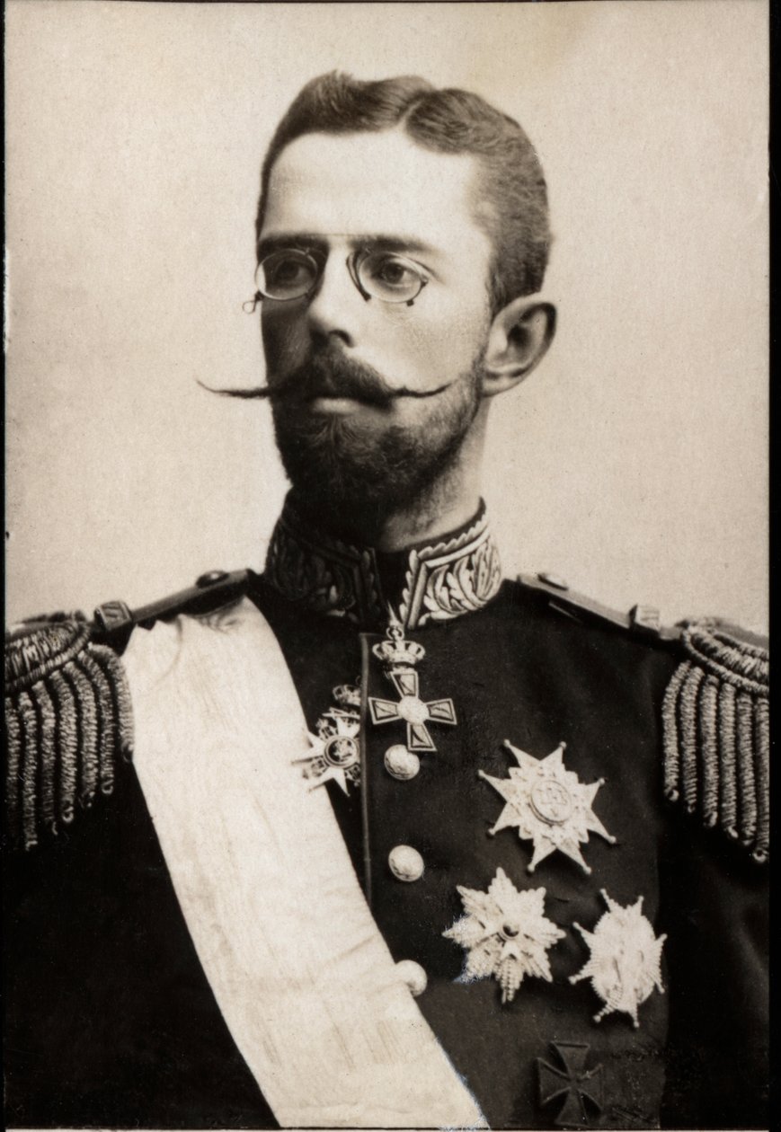Retrato del Príncipe Gustaf de Suecia (1858-1950) de French Photographer