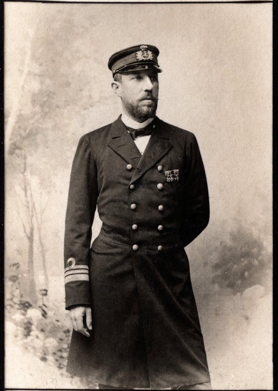 Retrato del Príncipe Oscar Bernadotte de Suecia (1859-1953) de French Photographer