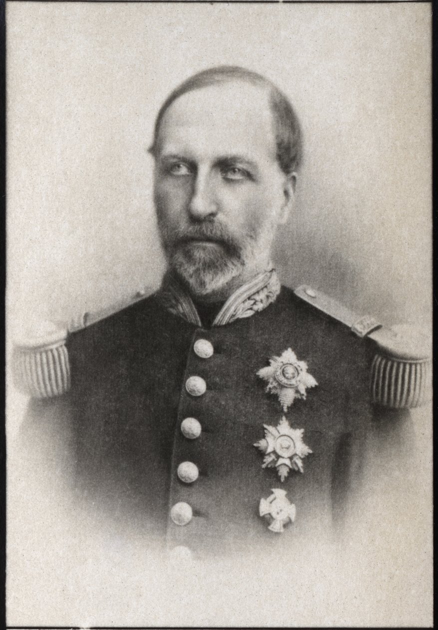 Retrato del Príncipe Felipe de Bélgica (1837-1905) de French Photographer