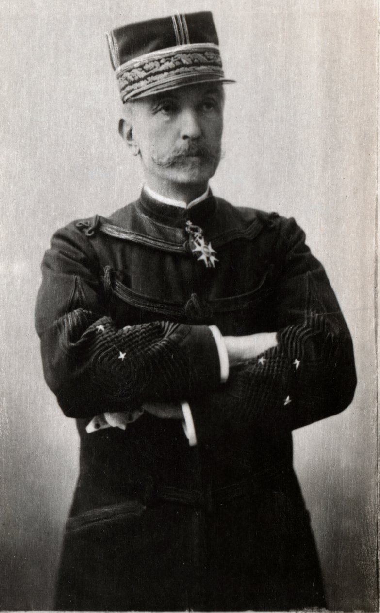 Retrato de Raoul Le Mouton de Boisdeffre (1839-1919), general francés de French Photographer