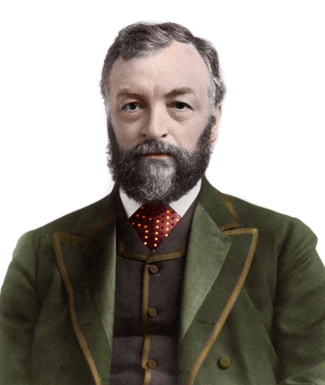 Retrato de Samuel Pierpont Langley (1834-1906), astrónomo y pionero de la aviación estadounidense de French Photographer