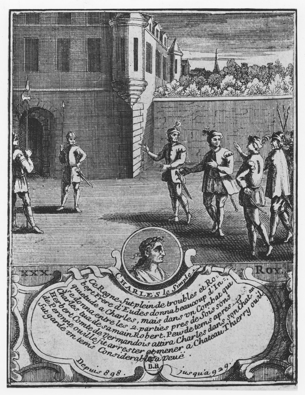 Carlos III el Simple de French School