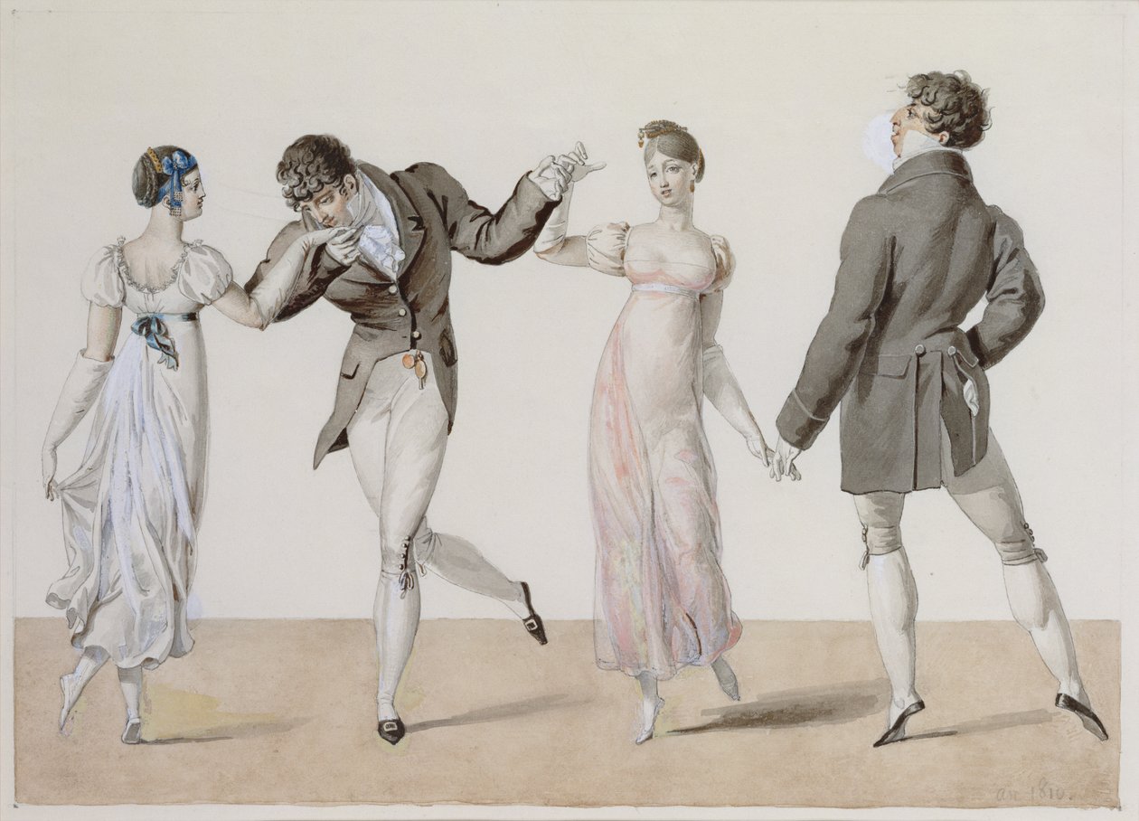La Poule, de Le Bon Genre, 1810 de French School