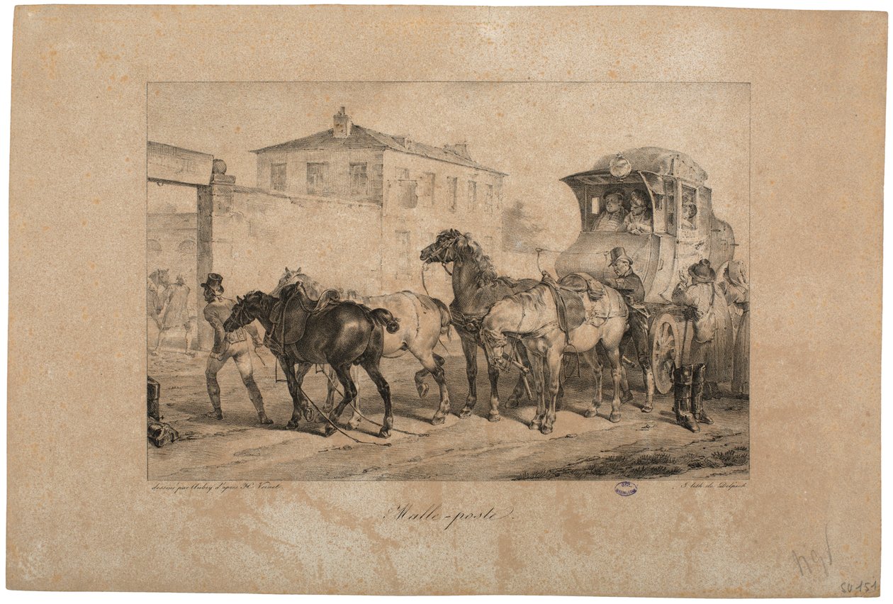 Carruaje de correos de French School