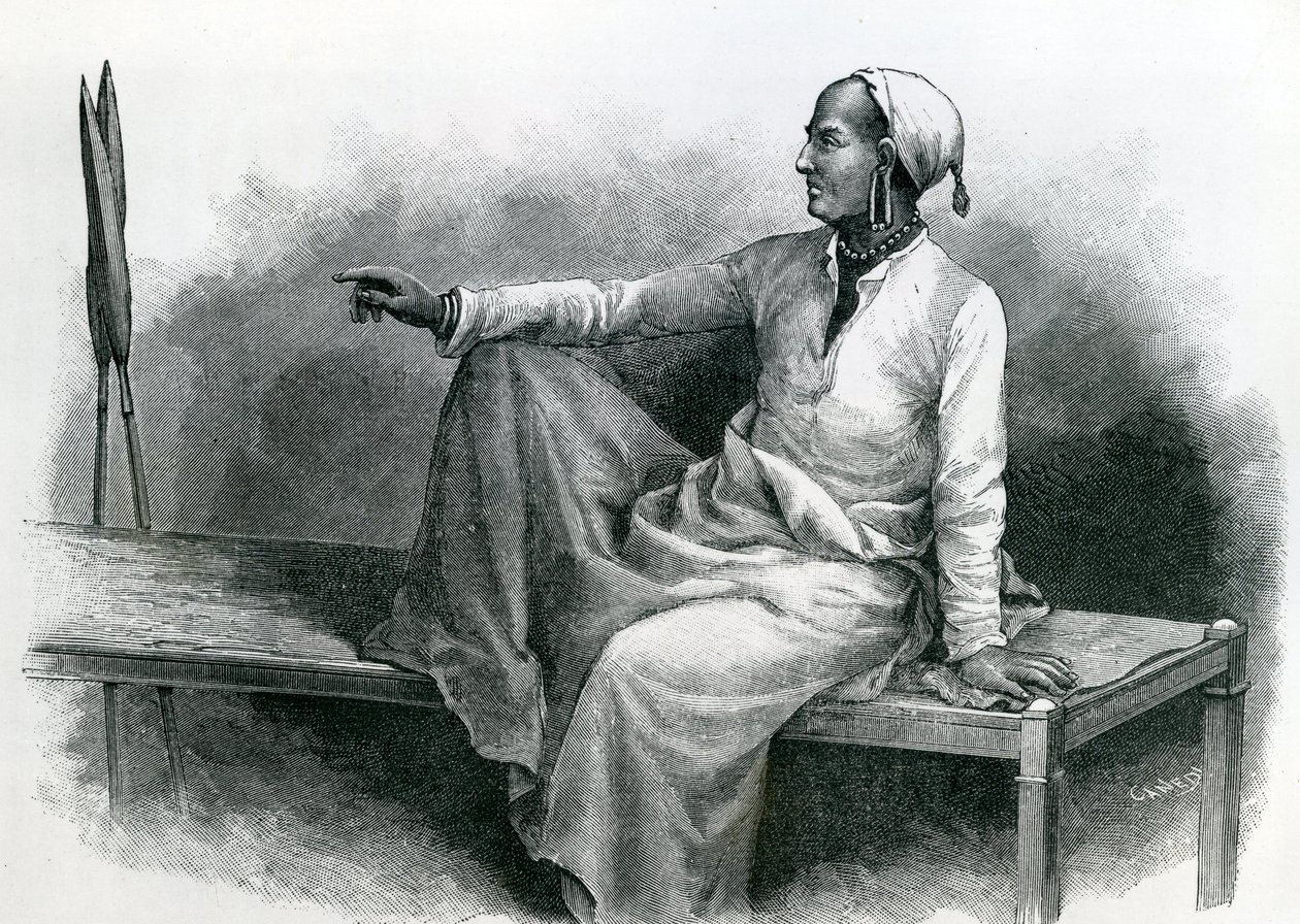 Mandara, Sultán de Motchi y Jefe principal de Kilima-Ndjaro de French School