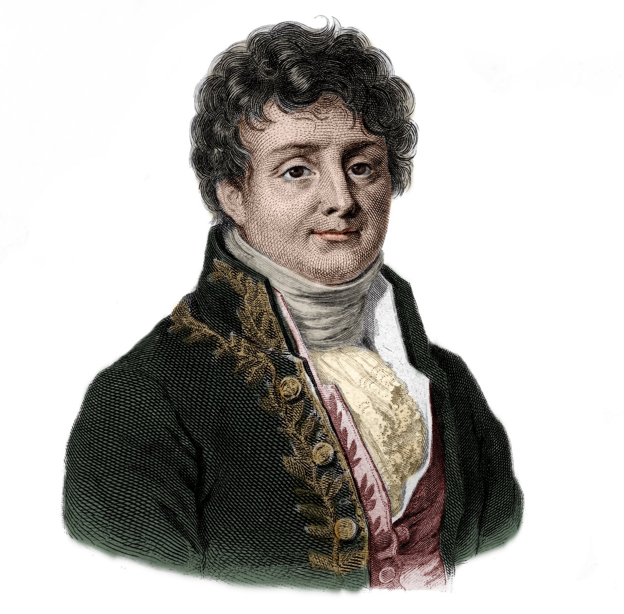 Retrato de Joseph Fourier (1768-1833), matemático y físico francés de French School