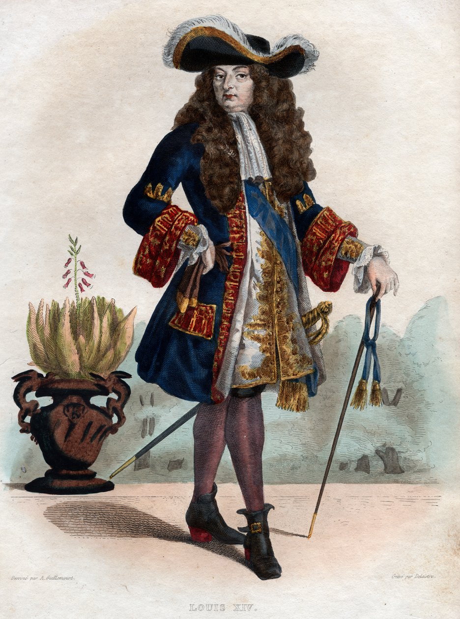 Retrato de Luis XIV de Francia (1638-1715), Rey de Francia de French School