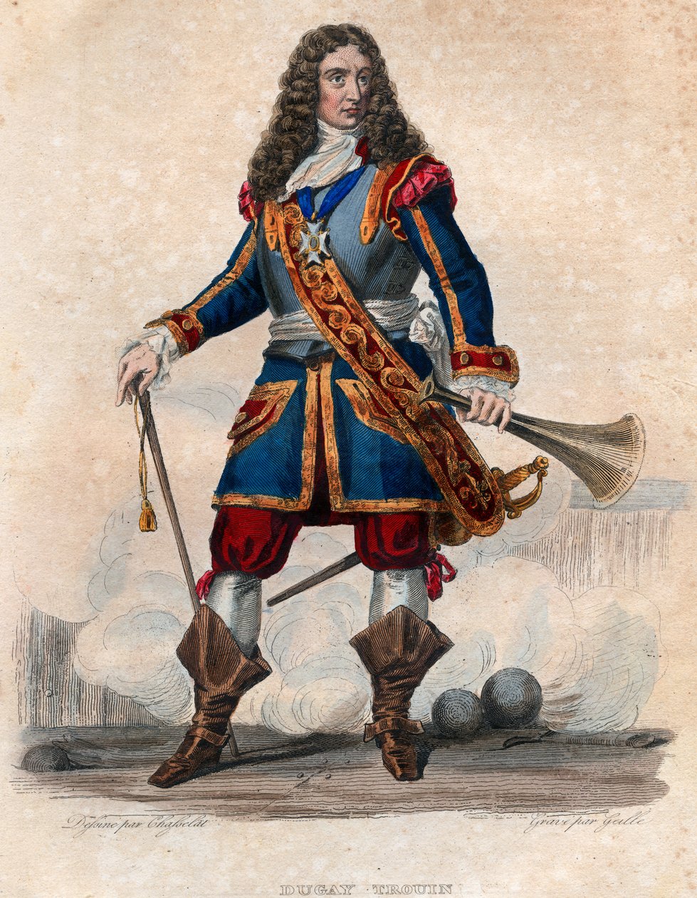 Retrato de René Duguay Trouin (René Trouin du Gué llamado) (1673-1736), corsario francés de French School