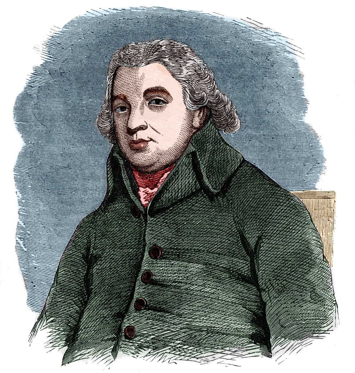 Retrato de Robert Raikes (1736-1811), filántropo inglés y laico anglicano de French School
