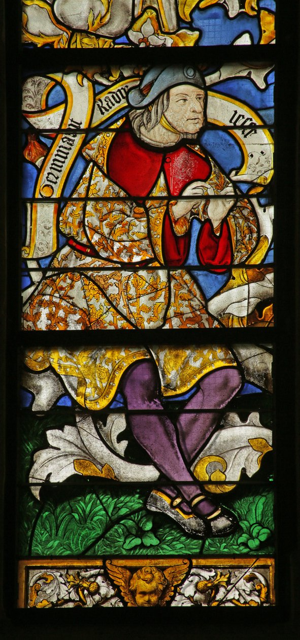 Vidriera que representa a un profeta en el Árbol de Jesé, 1500-10 de French School