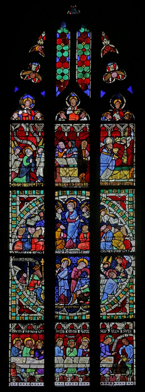 Ventana que representa la ventana de San Juan de French School