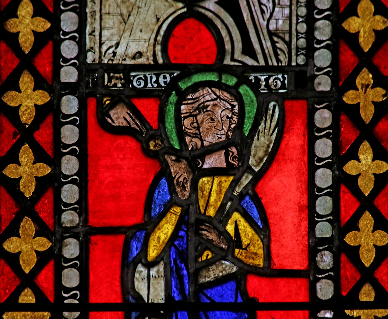 Ventana de la Iglesia de San Juan Bautista, c.1275 de French School