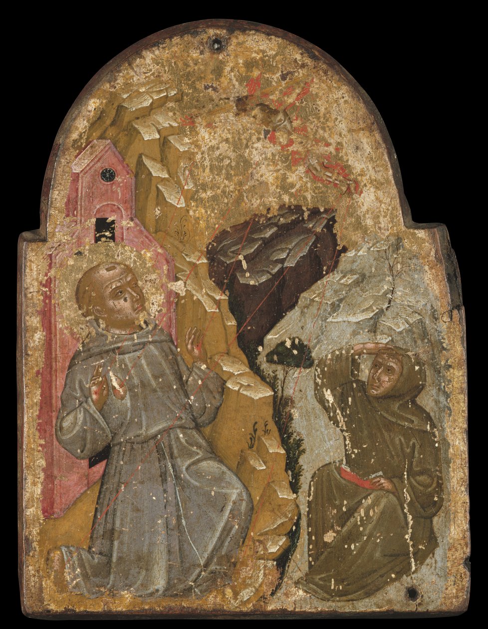 Icono de San Francisco Recibiendo los Estigmas de Greek School