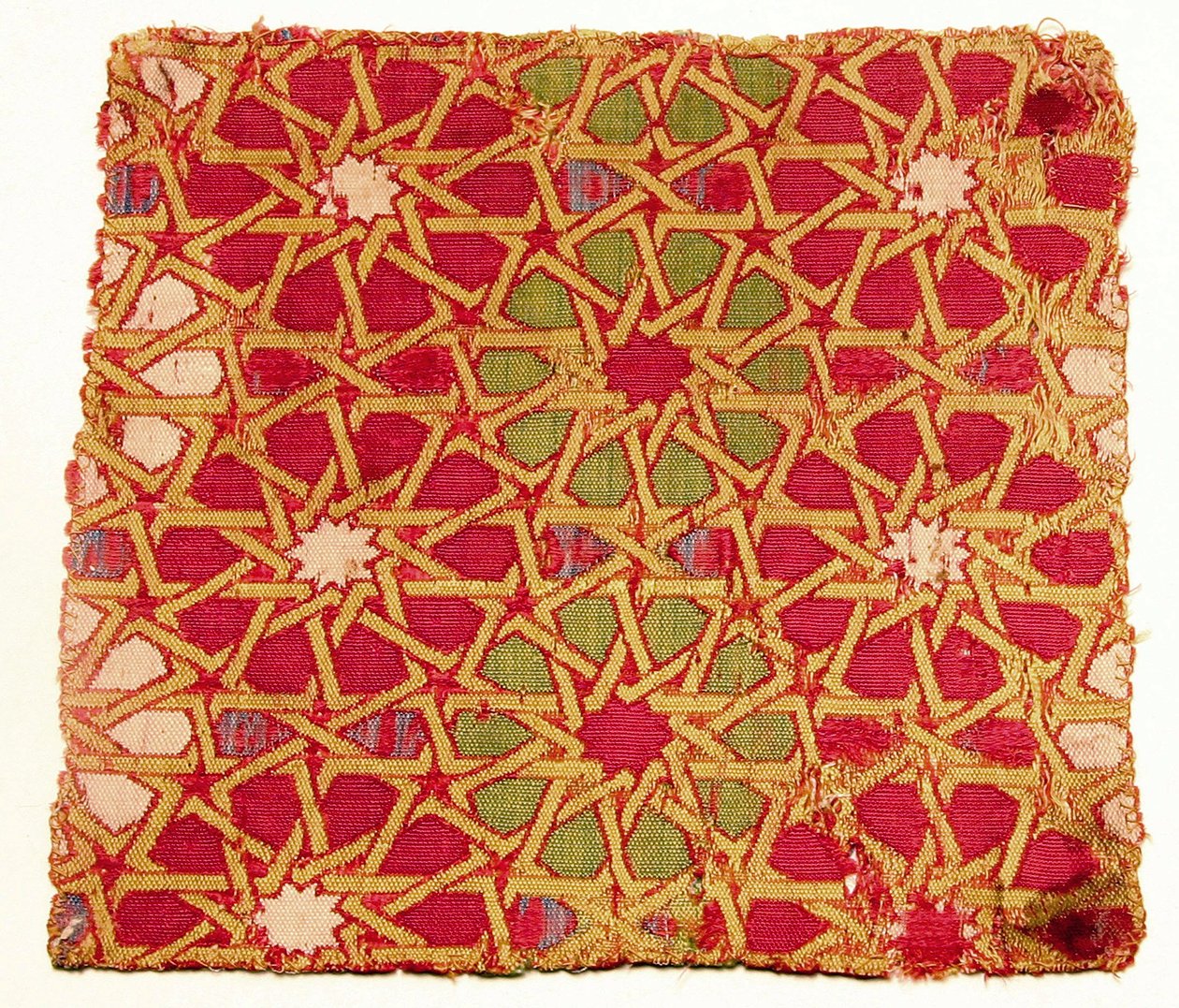 Fragmento textil (seda) de Islamic School