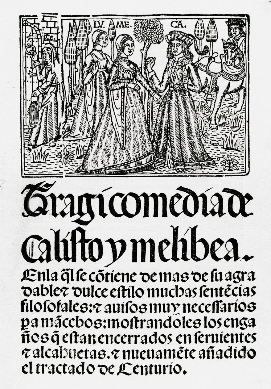 Tragicomedia de Calisto y Melibea, 1502 de Spanish School