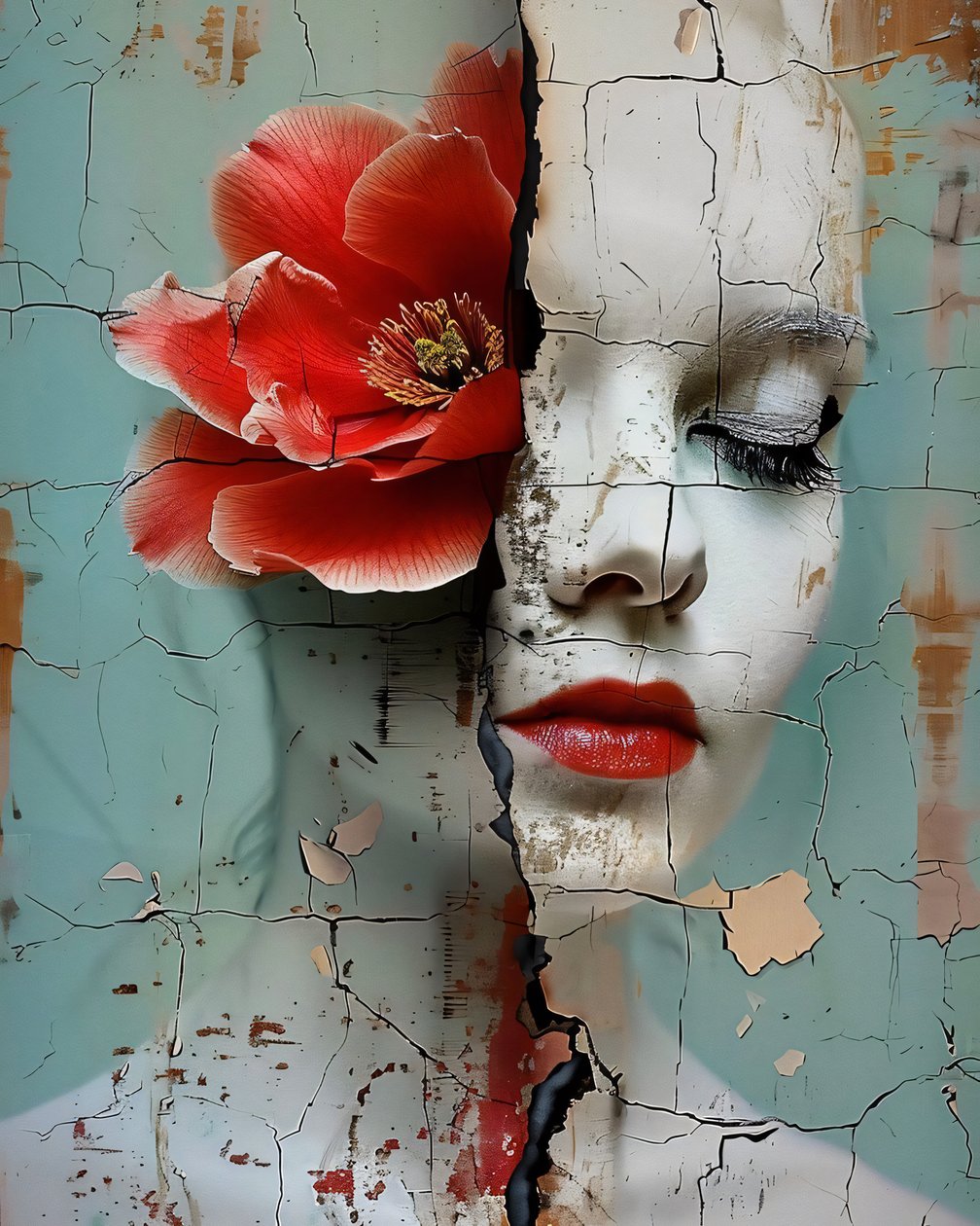 Broken Sleeping Beauty online Impresiones en lienzo y retratos de pared en venta de F. Abderrahim