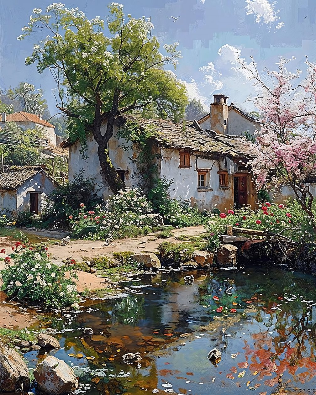 Casa antigua en una zona rural tranquila, cerca de la naturaleza y de un arroyo de F. Abderrahim