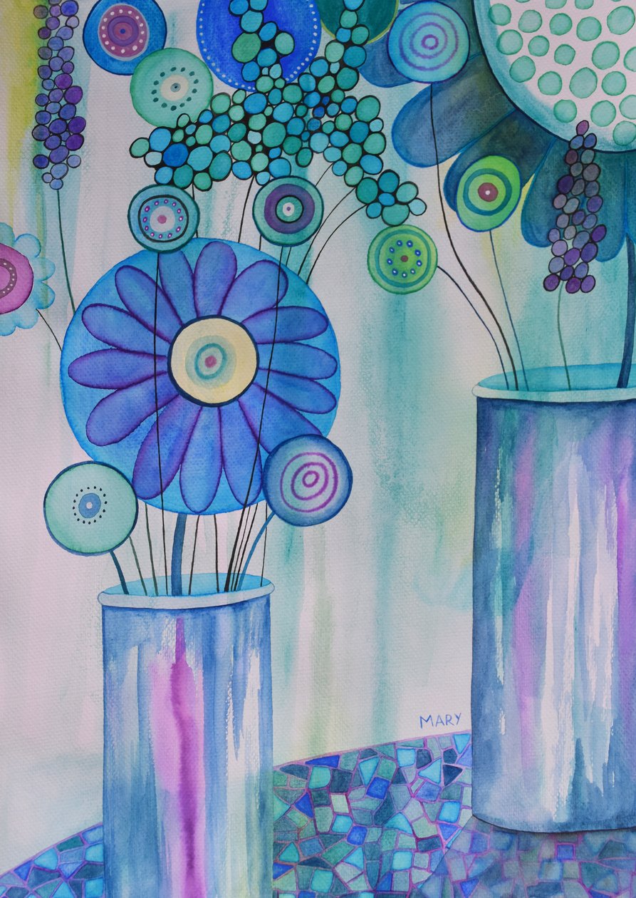 Flores modernas de Marys Watercolors