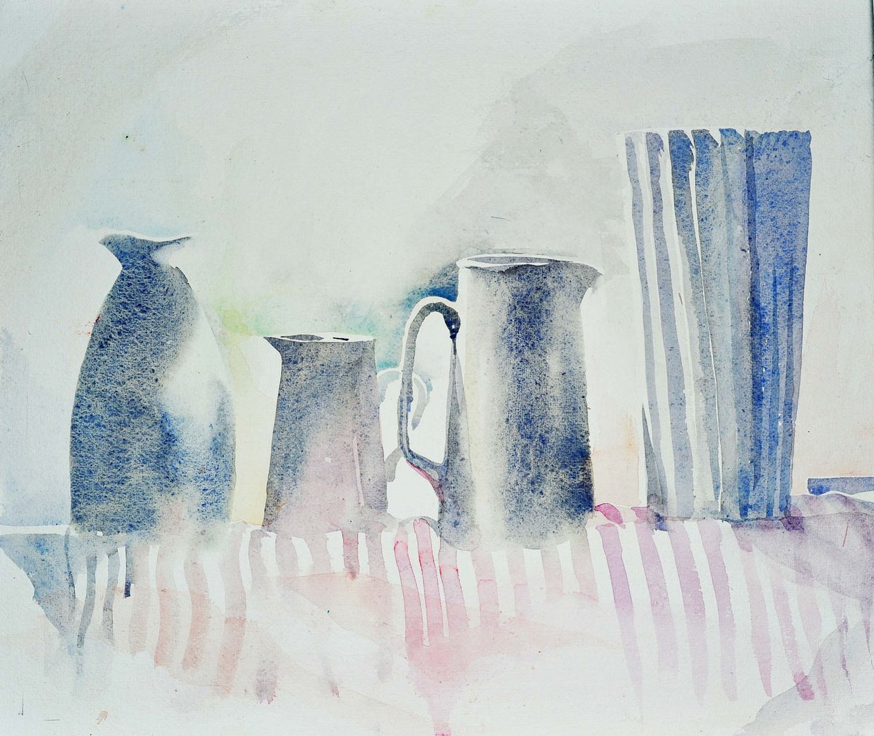 Cuatro pliegues Rosa 49x52 de Simon Fletcher