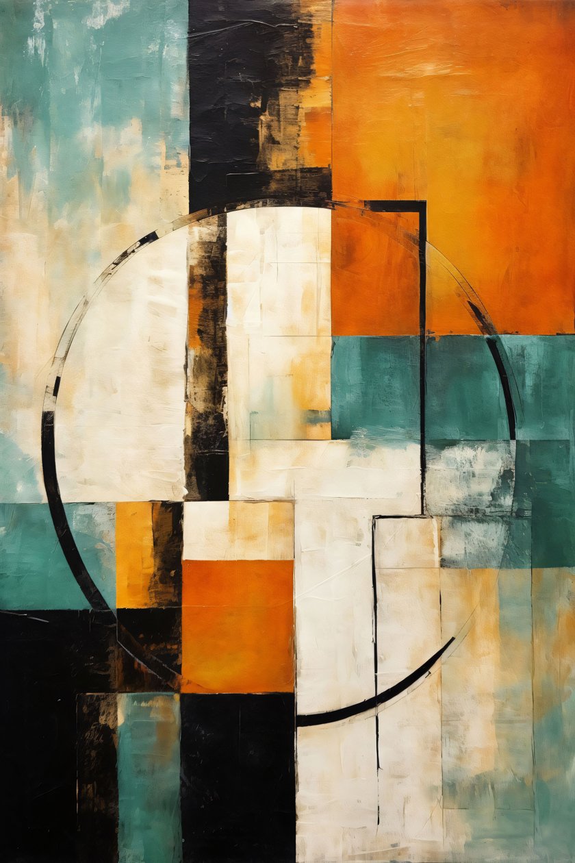 Mathematical Knowledge An Abstract Perspective, impresión vertical en lienzo bajo demanda de F. Abderrahim