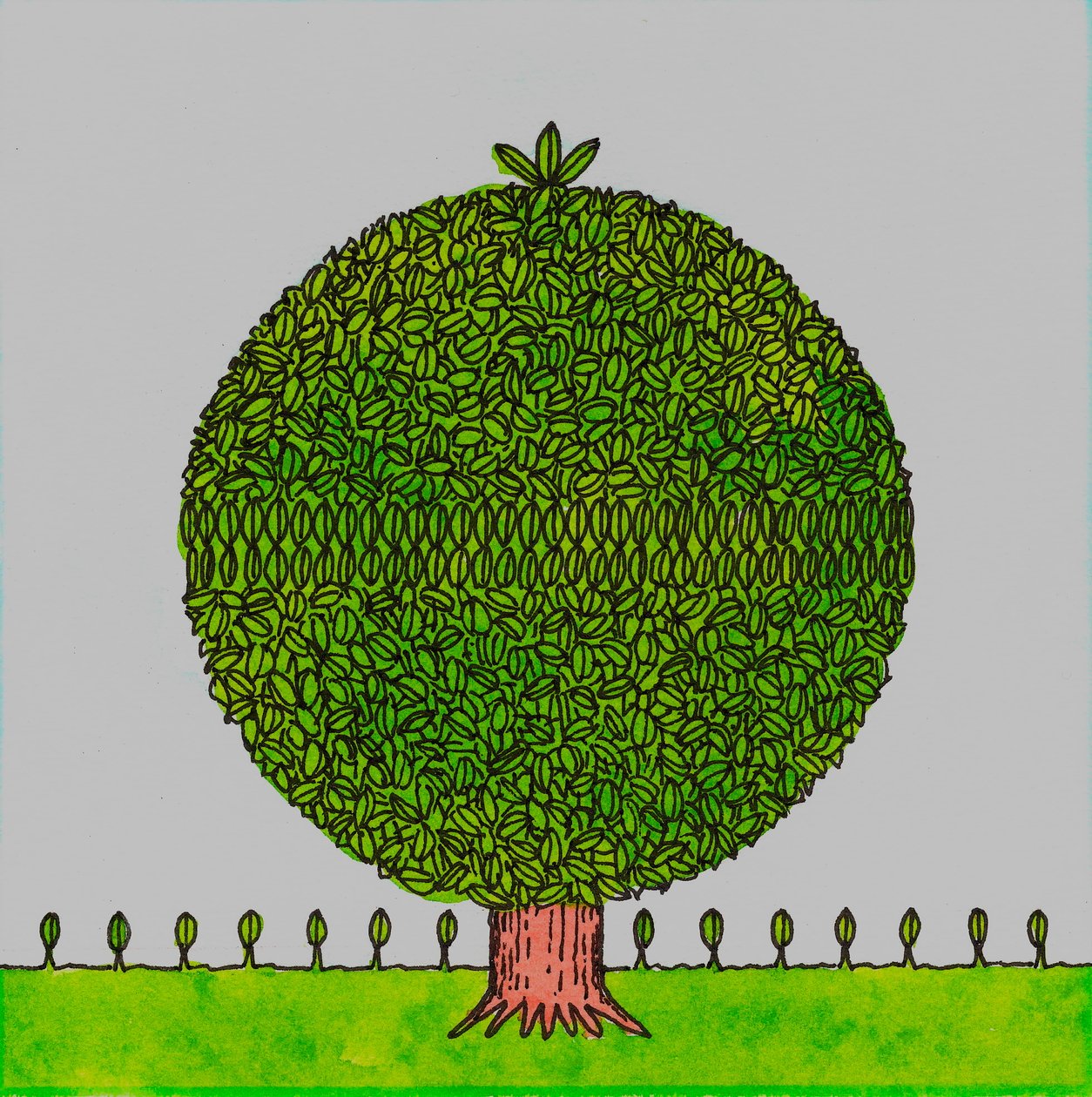 Árbol 7 de Urs Grünenfelder