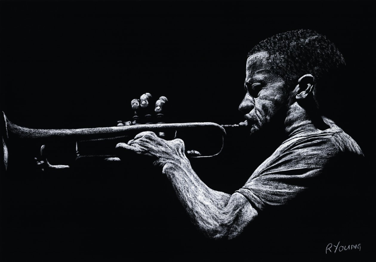 Trompetista de jazz contemporáneo de Richard Young