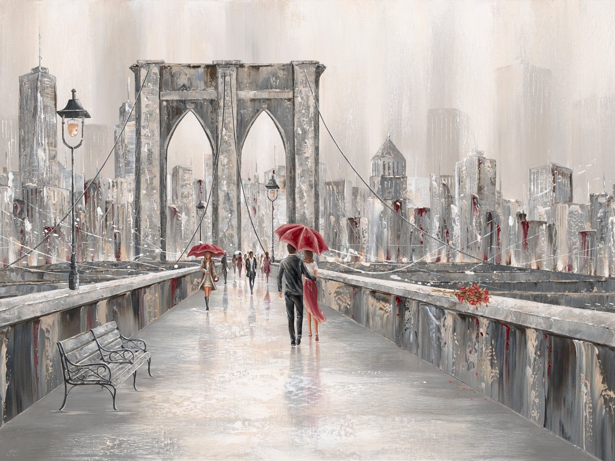Rosas, Puente de Brooklyn de Isabella Karolewicz